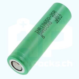 Samsung 25R 18650 battery cell