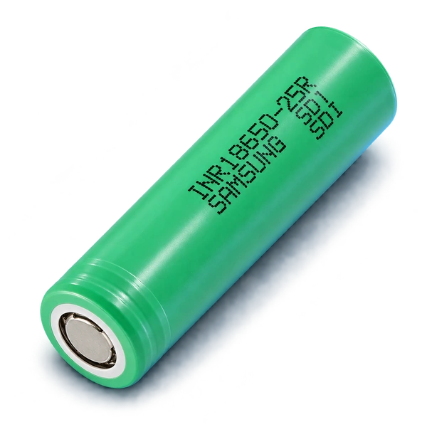 Samsung 25R 18650 Lithium-Ionen-Zelle – 2500 mAh, 20 A